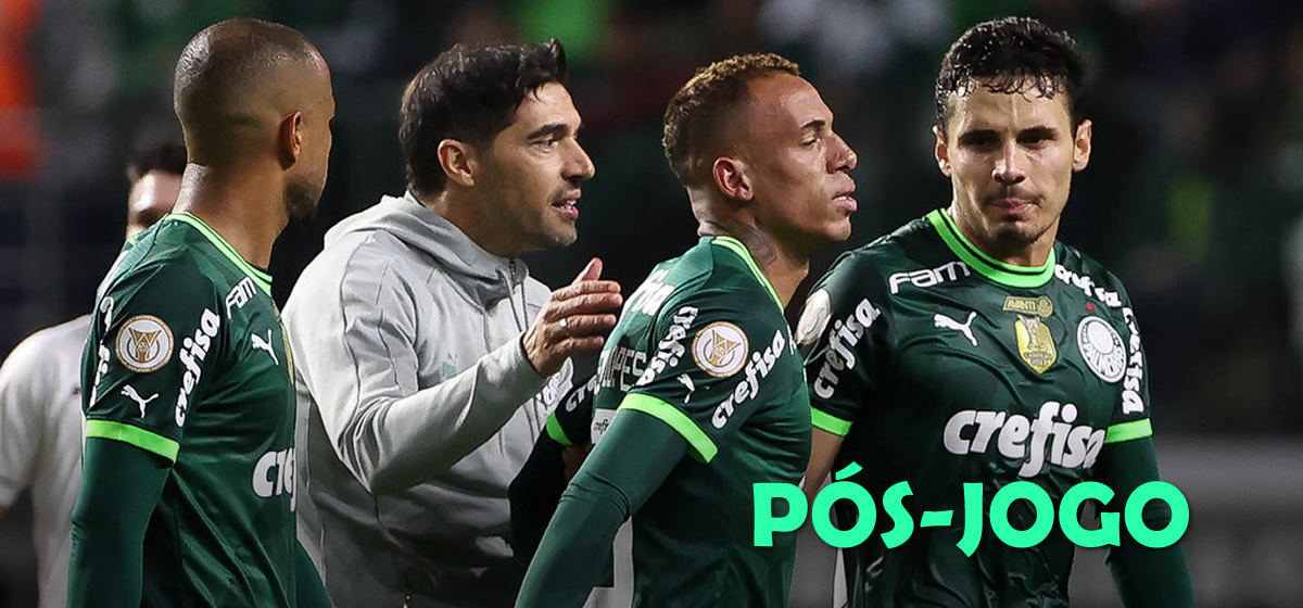 Abel explica atuação ruim do Palmeiras e minimiza reação de Breno Lopes