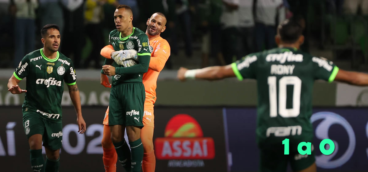 Breno Lopes marca no fim e Palmeiras vence o Goiás no Allianz Parque