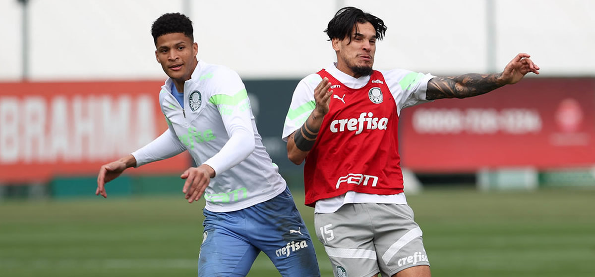 Gómez volta e Palmeiras faz penúltimo treino para enfrentar o Goiás; veja provável escalação