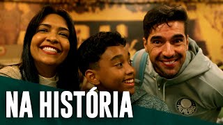 Filho de Ananias visita Allianz Parque no dia do aniversário; assista