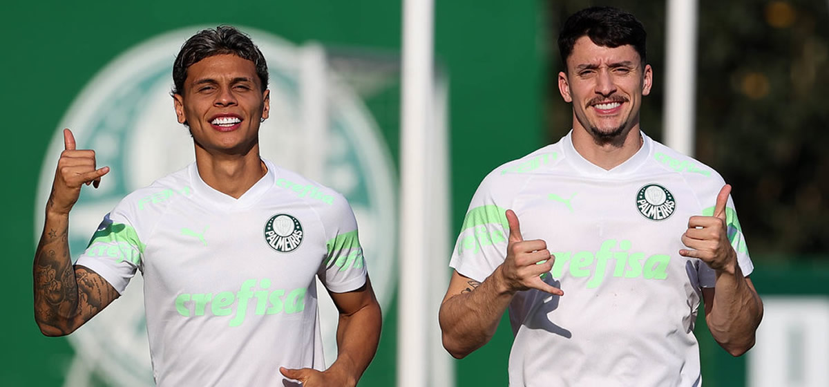 Com três convocados de volta, Palmeiras treino tático e técnico para enfrentar o Goiás