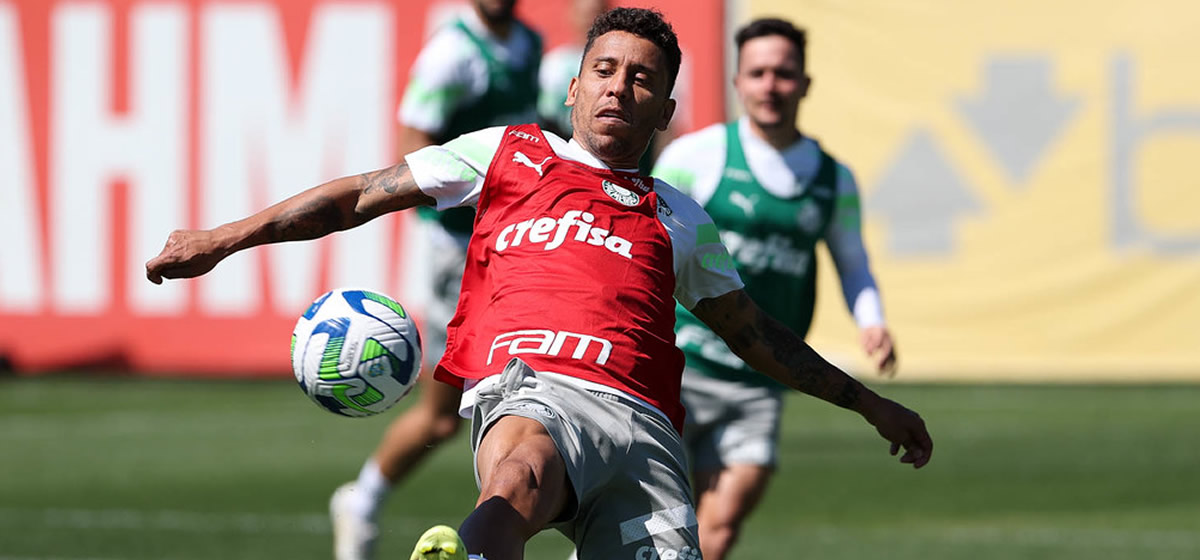 Focado no Goiás, Palmeiras faz treino técnico na Academia