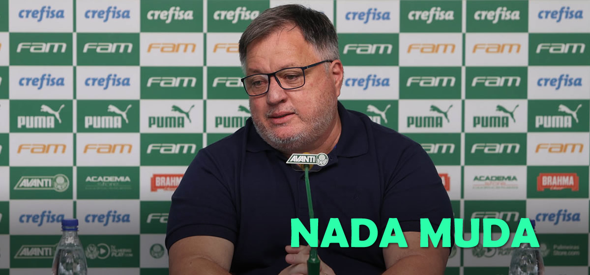 Anderson Barros minimiza eliminação e avisa: Palmeiras não mudará postura no mercado