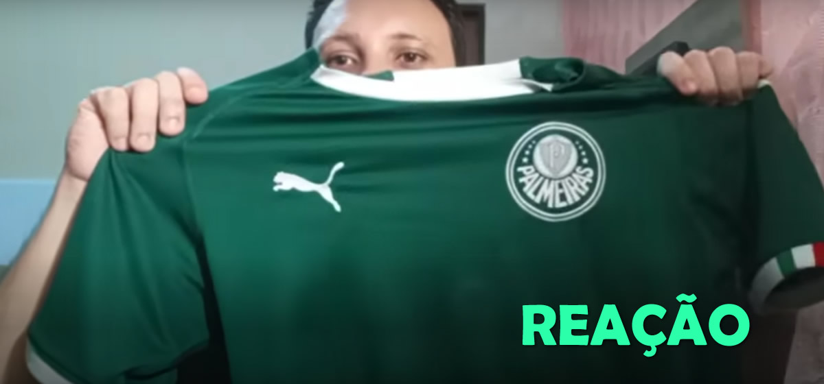 PALMEIRAS. Um pequeno torcedor do Palmeiras viralizou nas redes sociai