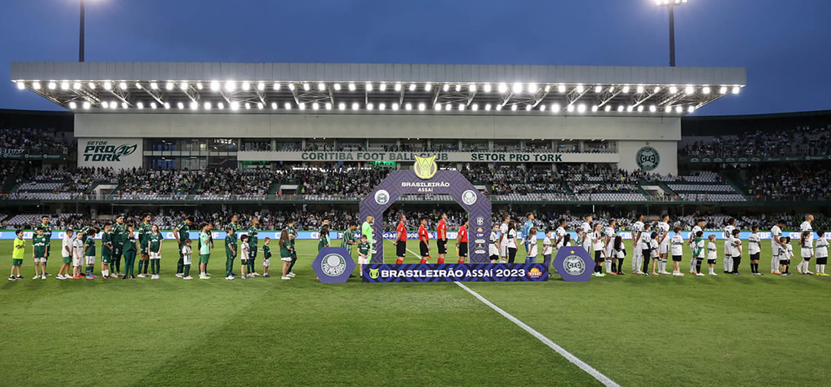 Ficha técnica de Coritiba 0 x 2 Palmeiras