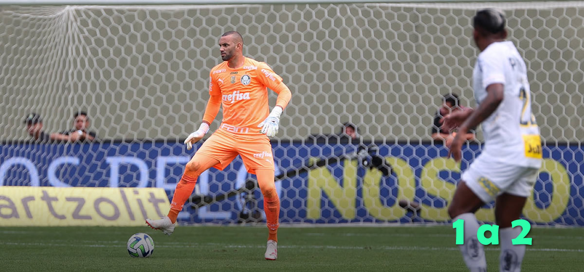 Palmeiras paga outro mico e perde de virada para o Santos