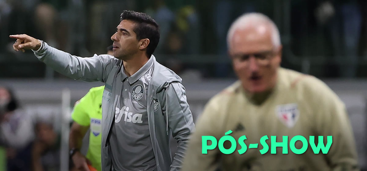 Abel diz que goleada do Palmeiras foi merecida e exalta nova formação tática