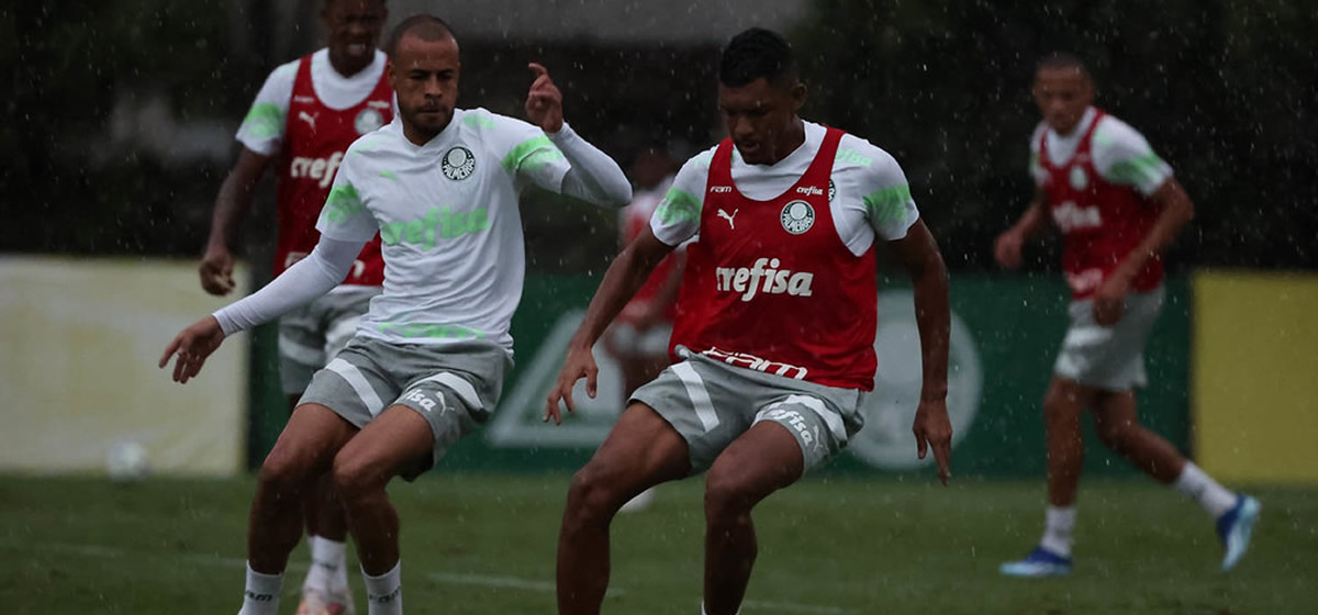 Palmeiras encerra preparação para enfrentar o Santos; veja provável escalação