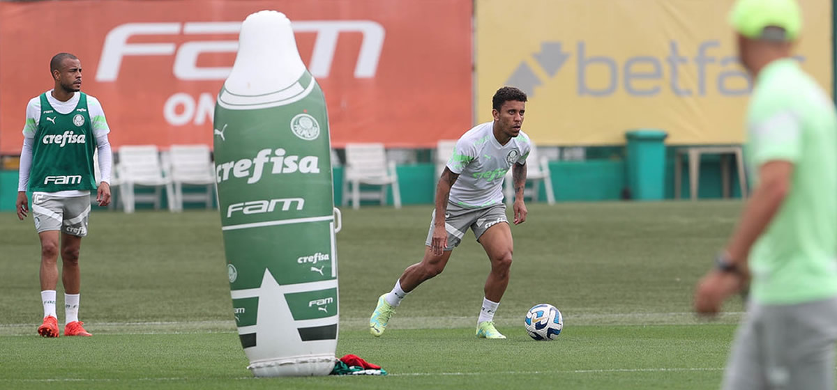 Palmeiras x Boca: Abel comanda treino tático e técnico na Academia; veja possível escalação