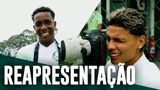 Ríos fotógrafo e golaço de Kevin; veja como foi o treino do Palmeiras pós-goleada no São Paulo