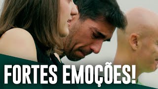 Familiares e funcionários participam de homenagem à comissão técnica; assista