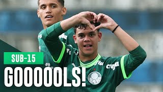 Palmeiras goleia o São Paulo e se classifica no Paulista Sub-15; veja os gols