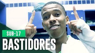 Assista aos bastidores da classificação do Palmeiras para a final do Brasileirão Sub-17
