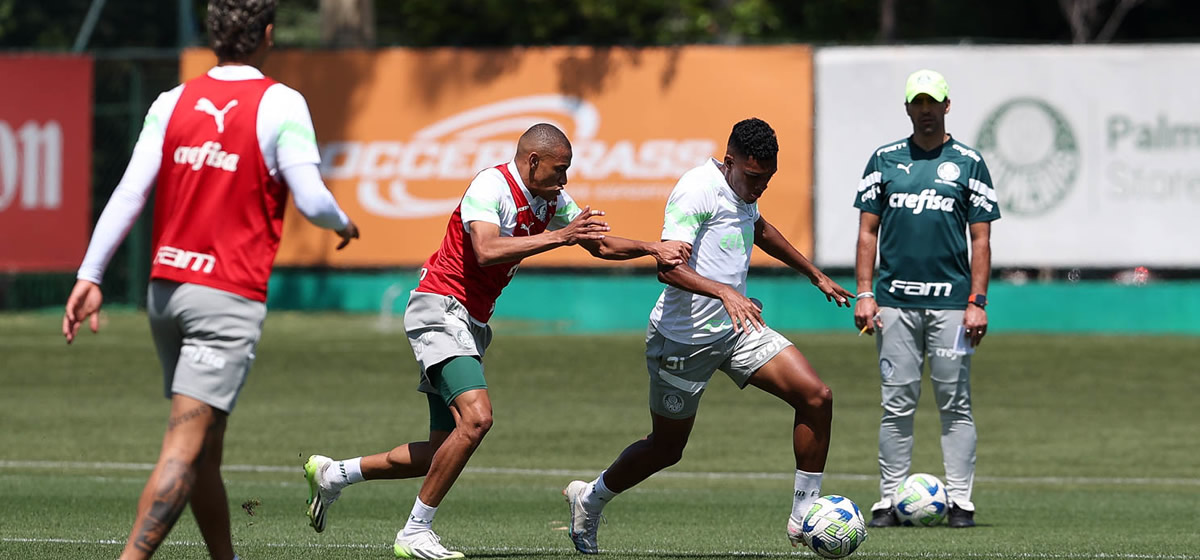 Palmeiras encerra preparação para enfrentar o Flamengo; veja provável escalação