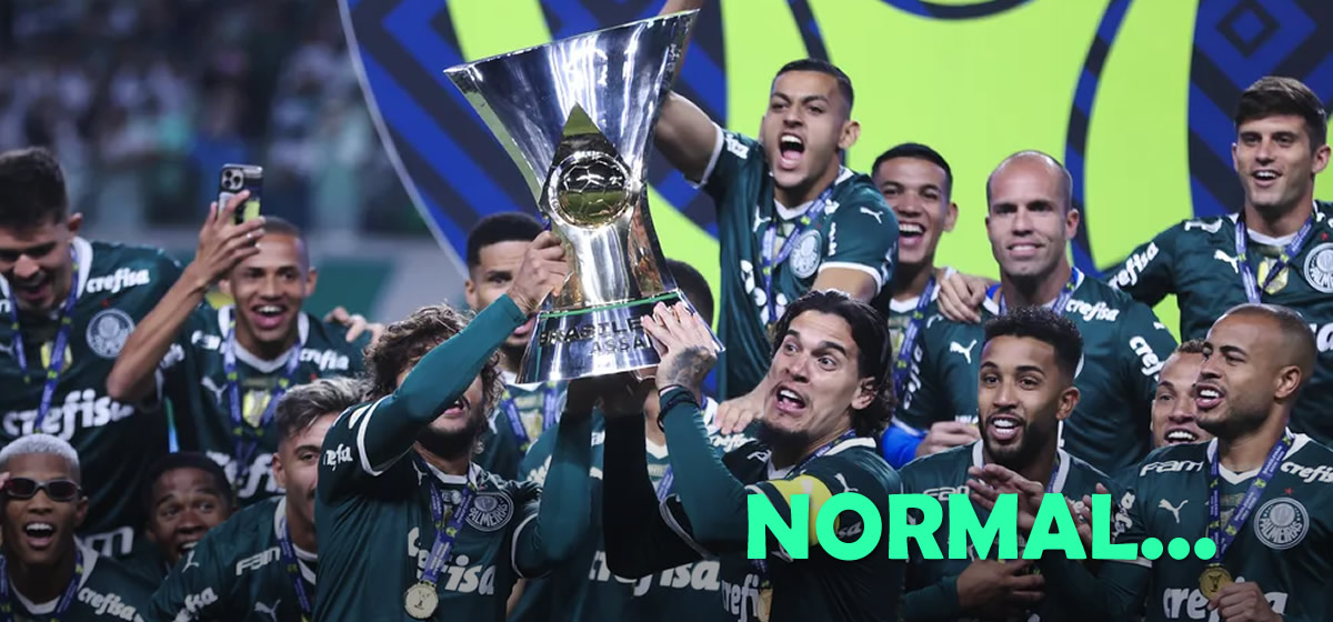 Ranking histórico, desde 1902, não deixa dúvida: Palmeiras é o maior clube do Brasil; veja