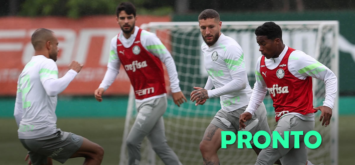 Fortaleza x Palmeiras: Verdão encerra preparação; veja provável escalação
