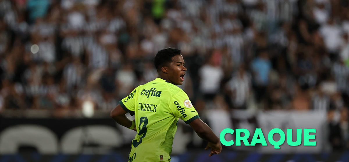 Endrick celebra atuação e diz que se motivou com canto da torcida do Botafogo