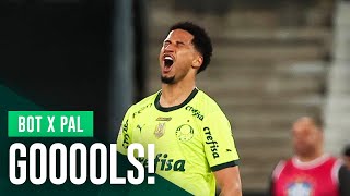 Assista aos gols de Endrick, López e Murilo contra o Botafogo