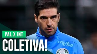 TV Palmeiras: coletiva do Abel após vitória sobre o Internacional