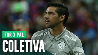 TV Palmeiras: coletiva do Abel após empate com o Fortaleza