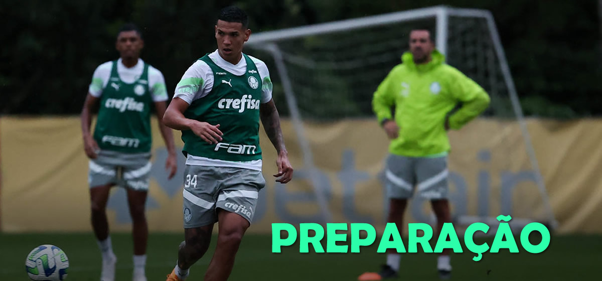 Palmeiras faz treino tático e técnico para enfrentar o Athletico-PR; veja possível escalação