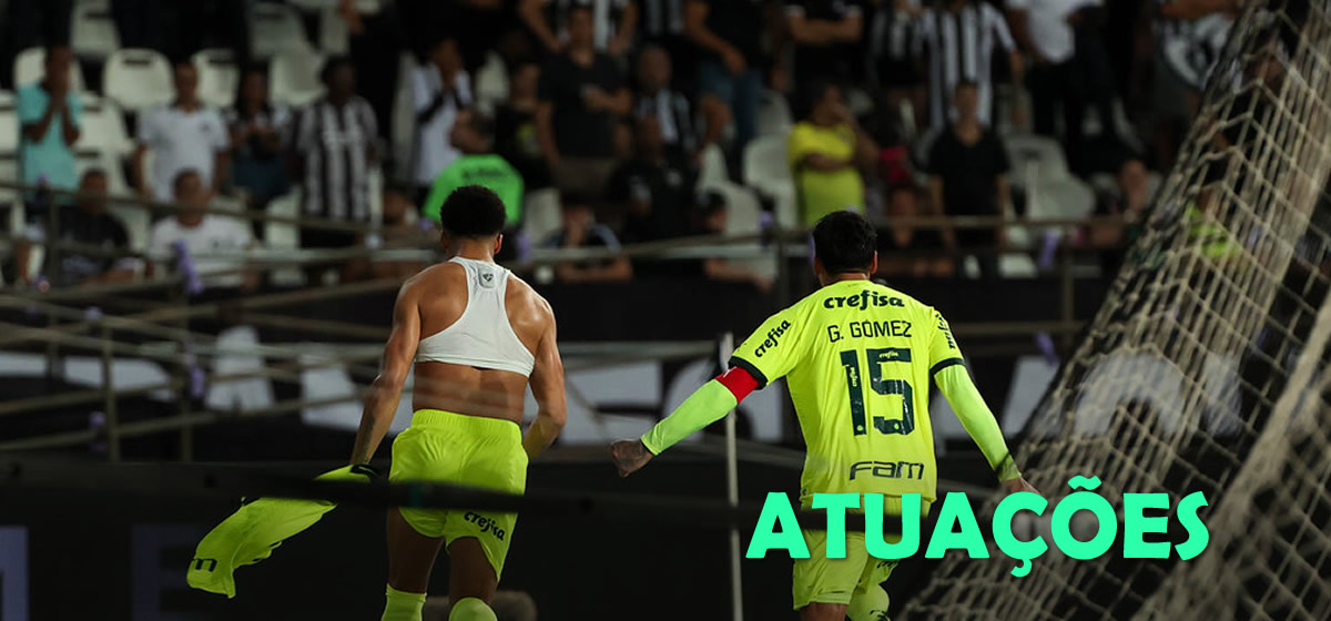 Notas de Botafogo 3 x 4 Palmeiras