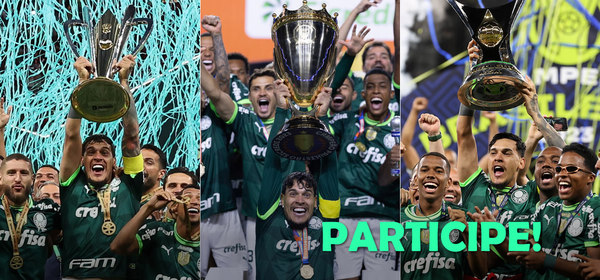 Eleição 2023 no ar! Escolha o melhor e o pior do Palmeiras na temporada