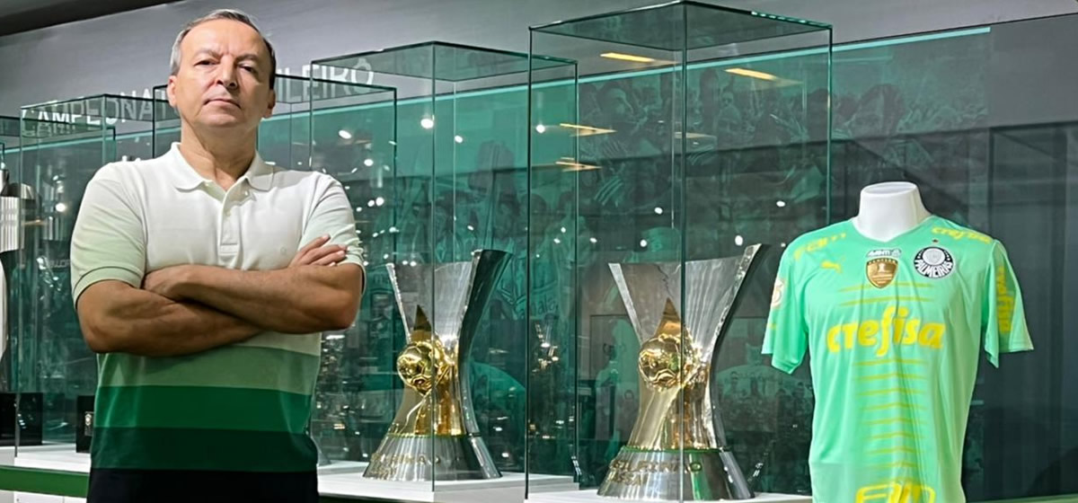 Diretor de marketing do Palmeiras diz que sonha com camisa limpa: "Apenas uma marca"