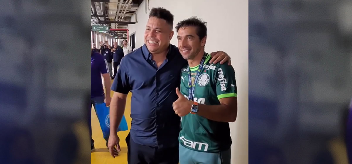 Vídeo: Abel pede foto a Ronaldo, e ex-atacante elogia trabalho do português