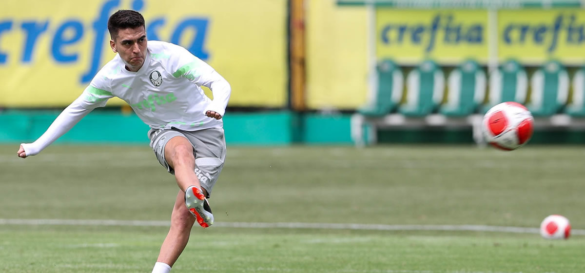 Veja o golaço de falta anotado por Atuesta no jogo-treino contra o Suzano