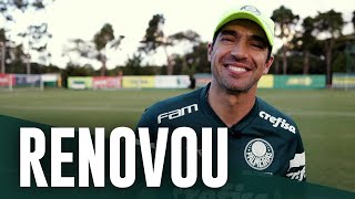 Abel Ferreira comemora renovação com o Palmeiras