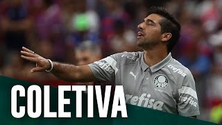 TV Palmeiras: coletiva do Abel após empate com o Novorizontino