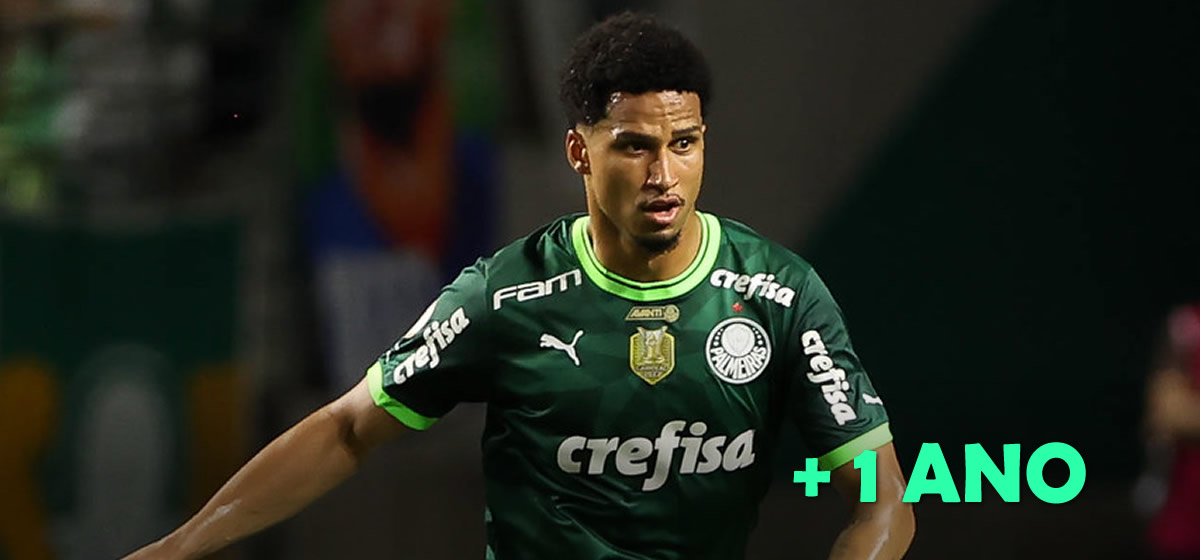 Palmeiras prorroga contrato de Murilo até dezembro de 2027