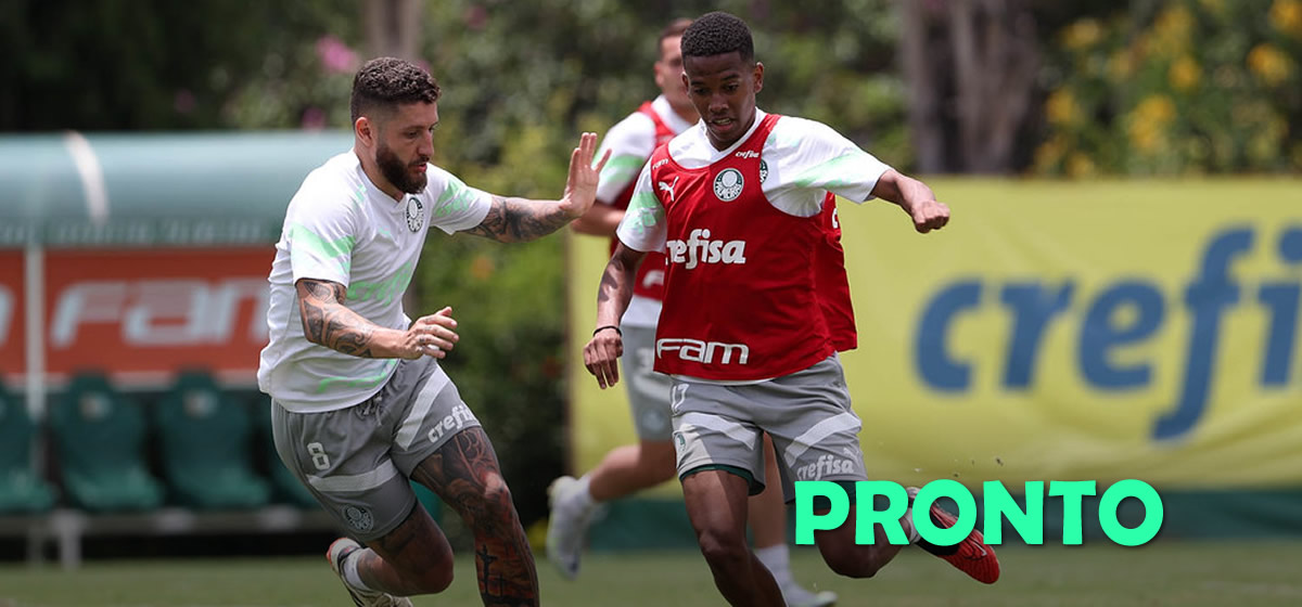 Palmeiras encerra preparação para enfrentar o Santos; veja possível escalação