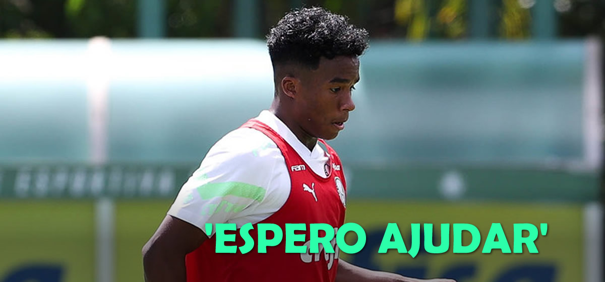 Cabeça no Real? Endrick garante foco no Palmeiras e projeta clássico contra o Corinthians
