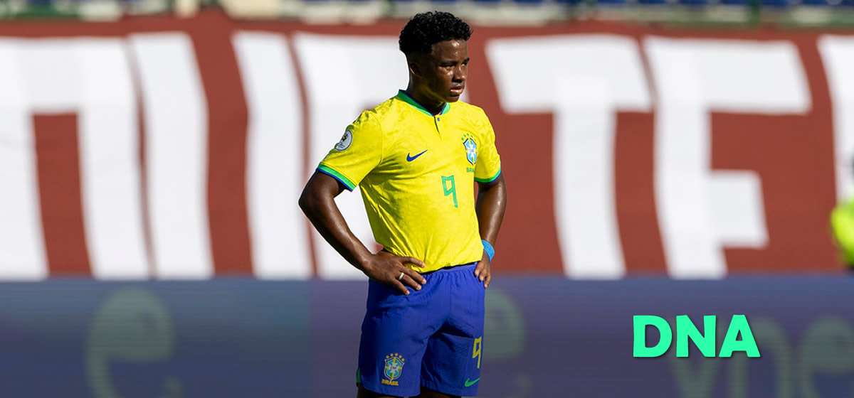 Que sina… Endrick perde pênalti pelo Brasil; veja