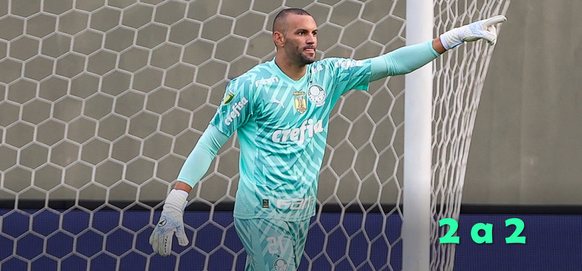 Weverton comete falha ridícula no fim e Palmeiras volta a doar pontos no Campeonato Paulista