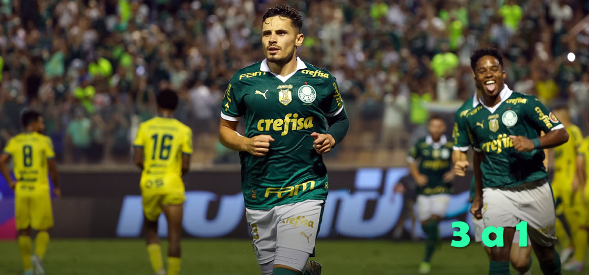 Palmeiras vence o Mirassol de virada e garante vaga nas quartas do Paulista
