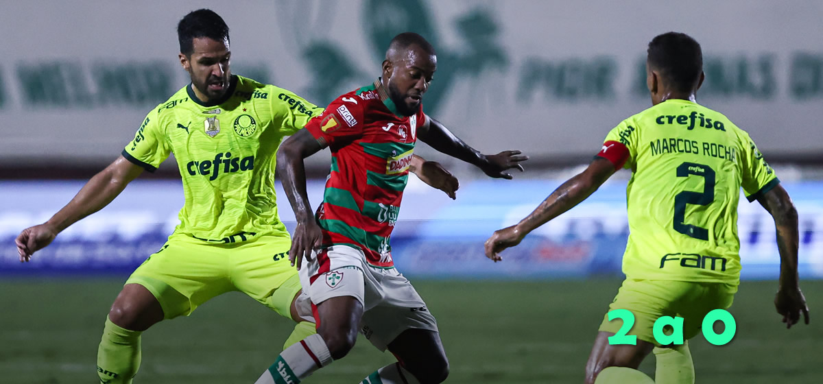 Palmeiras poupa futebol mas vence a Portuguesa e assume a liderança geral do Paulista