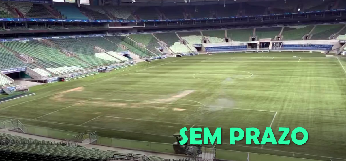Vídeo: veja o gramado do Allianz Parque em manutenção