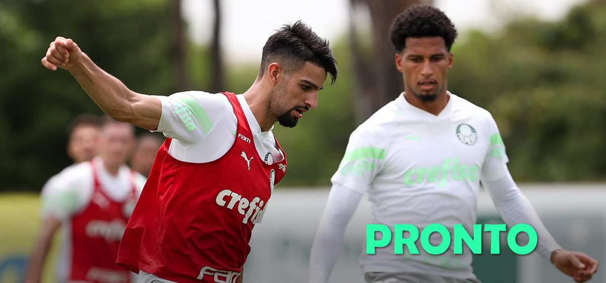 Palmeiras encerra preparação para enfrentar o Santo André; veja provável escalação