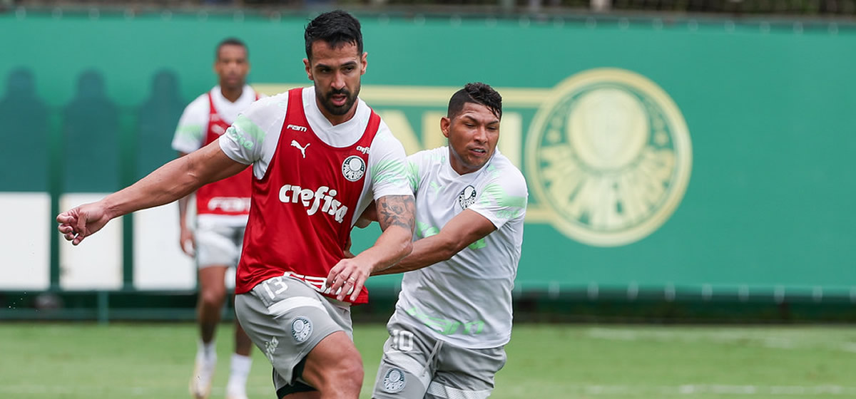 Palmeiras faz treino técnico mirando jogo contra o Mirassol; veja possível escalação