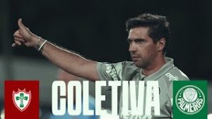 TV Palmeiras: coletiva do Abel após vitória sobre a Portuguesa