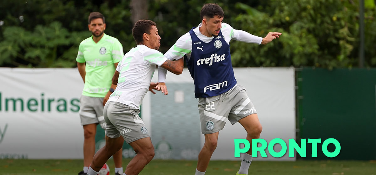 Palmeiras encerra preparação para enfrentar o Corinthians; veja provável escalação