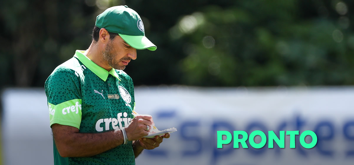 Palmeiras encerra preparação para enfrentar o Santos; escalação tem duas dúvidas