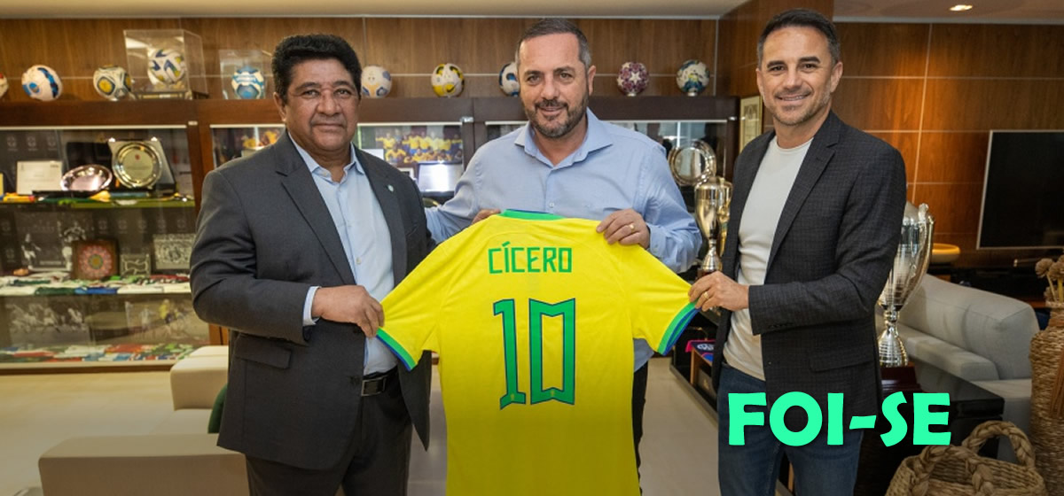 CBF oficializa acordo com Cícero Souza, que deixa o Palmeiras após 9 anos