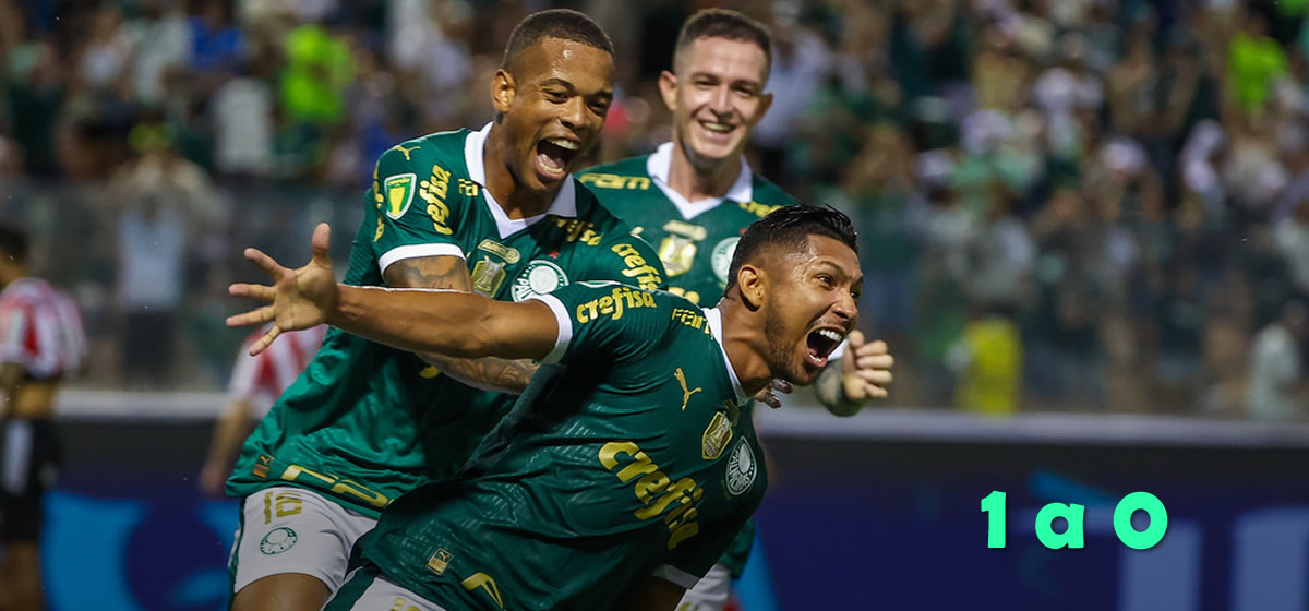 Palmeiras vence o Botafogo e termina a 1ª fase do Paulista invicto e na liderança geral