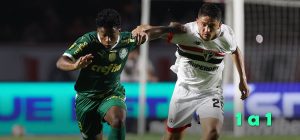 Palmeiras e São Paulo fazem clássico equilibrado e empatam no Morumbi