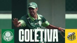 TV Palmeiras: coletiva do Abel após vitória sobre o Novorizontino