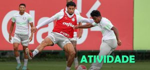 Palmeiras faz treino técnico para enfrentar o Botafogo; veja possível escalação